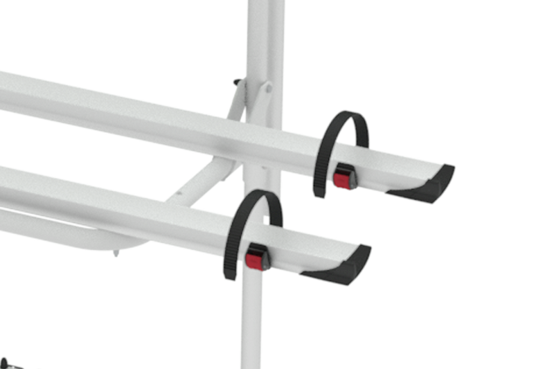 Fiamma Carry-Bike Ford Transit Bike Rack Tailgate in Silver (2000–2011) | 02093A60A - Fiamma bike racks for motorhomes and campervans designed for secure, reliable bicycle transport on the road - My Fiamma