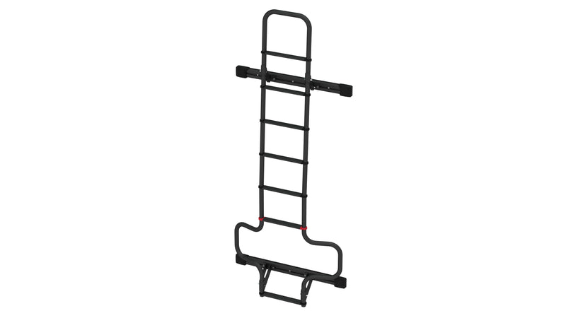 Deluxe DJ Ducato H3 (7-step ladder, Deep Black, for H3 roof) - Fiamma ladders for caravans and motorhomes providing safe, stable roof access for maintenance and storage - My Fiamma