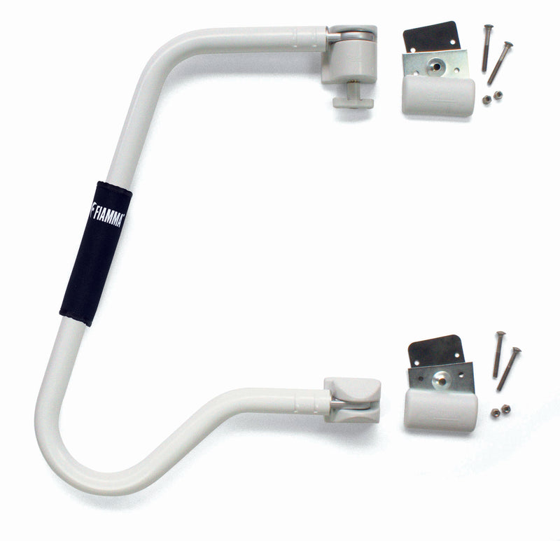 Security 46 Pro (white, 46cm with extra lock) - Fiamma security handles and accessories improving entry support and anti-theft protection - My Fiamma