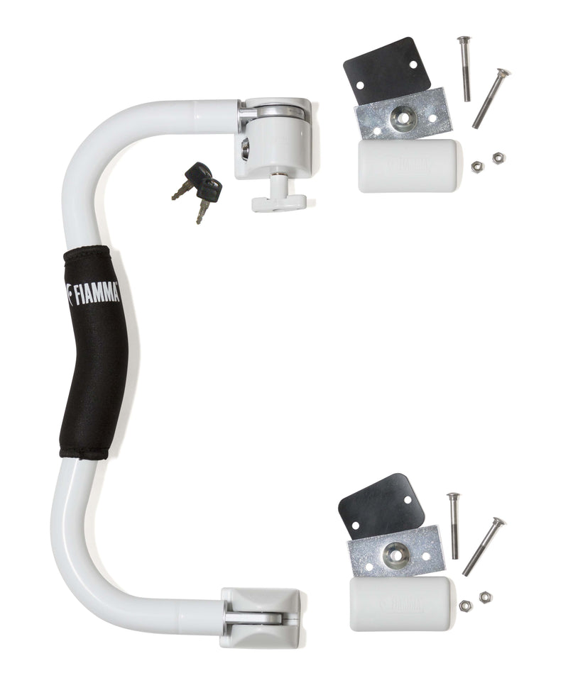 Security S (white, compact 46cm) Barring Handle - Fiamma security handles and accessories improving entry support and anti-theft protection - My Fiamma