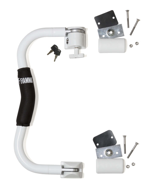 Security S (white, compact 46cm) Barring Handle - Fiamma security handles and accessories improving entry support and anti-theft protection - My Fiamma