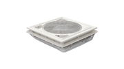 Fiamma Turbo-Vent Premium - 12V Roof Fan 40x40 - White - Variable Speed - Fiamma rooflights for caravans and motorhomes delivering natural light, ventilation and weatherproof roof openings - My Fiamma
