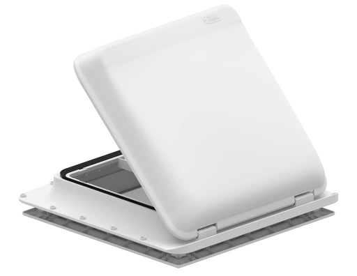 Fiamma Vent 40 Rooflight - 40x40 cm - White - Mosquito Net & Permanent Ventilation - Fiamma rooflights for caravans and motorhomes delivering natural light, ventilation and weatherproof roof openings - My Fiamma