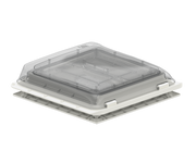 Fiamma Vent 40 Rooflight - 40x40 cm - Crystal - Mosquito Net & Permanent Ventilation - Fiamma rooflights for caravans and motorhomes delivering natural light, ventilation and weatherproof roof openings - My Fiamma