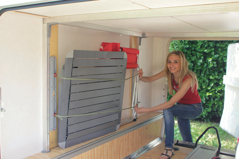 Cargo Strap (elastic strap 100cm, for securing tables/chairs/wheels etc.) - Fiamma garage organisation accessories designed to maximise storage efficiency in motorhome garages - My Fiamma