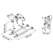 Fiamma Carry-Bike Pro C Knaus - Eifelland (02093A29A) - Fiamma wall installation adapters enabling secure awning mounting across different vehicle types - My Fiamma
