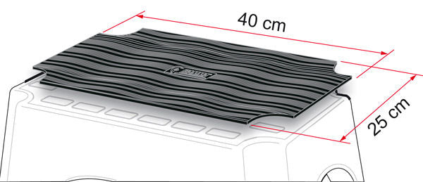 Fiamma Step-Mat Covering – Non-Slip Rubber Cover for Fiamma Steps – Standard & Magnum - Fiamma caravan and motorhome steps providing safe, sturdy access to vehicle entrances - My Fiamma