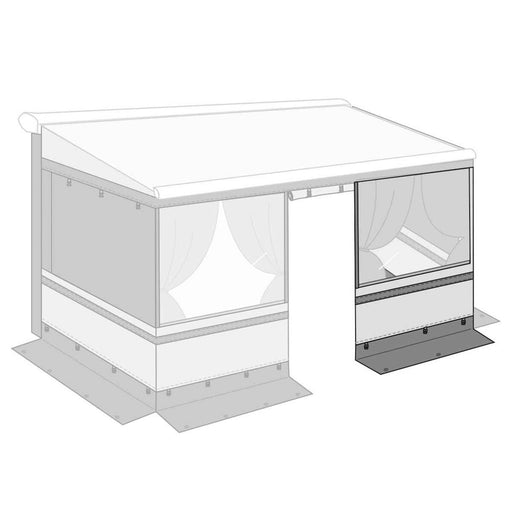 Fiamma Front Panel Light 150 for F45/F80 Privacy Room (08766H01-) - Fiamma wall installation adapters enabling secure awning mounting across different vehicle types - My Fiamma