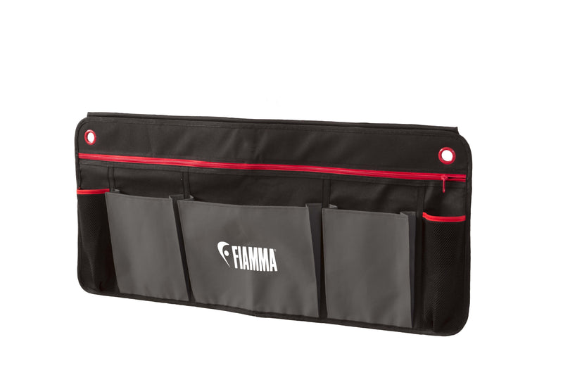 Fiamma Pack Organizer L - Large Hanging Storage Panel - Moonlight Grey - Fiamma organisers for caravans and motorhomes helping keep living spaces tidy, accessible and efficiently arranged - My Fiamma