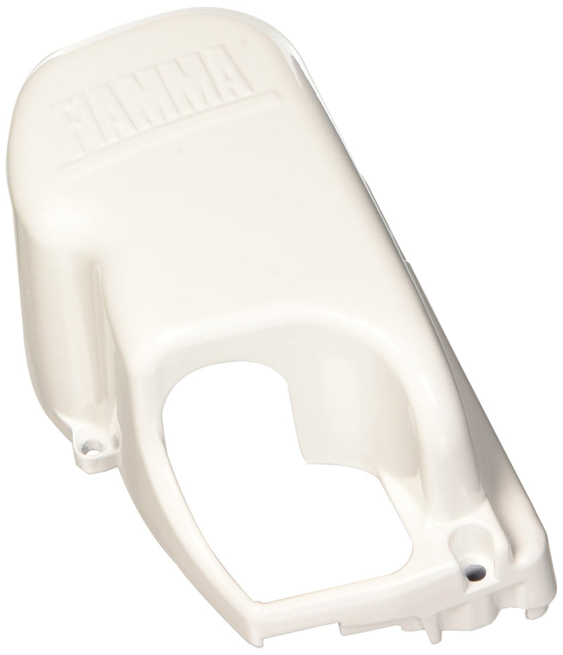Fiamma Right Hand End Cover F45S Polar White 98673-401 - Fiamma wall installation adapters enabling secure awning mounting across different vehicle types - My Fiamma
