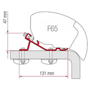 Fiamma F80/F65 Adapter Kit Standard 98655-855 - Fiamma wall installation adapters enabling secure awning mounting across different vehicle types - My Fiamma