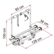 Fiamma Carry-Bike Caravan XL A Pro 200 (02093F32A) - Fiamma wall installation adapters enabling secure awning mounting across different vehicle types - My Fiamma