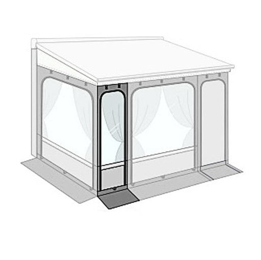 Fiamma Front Panel 40 Standard Weight 08364A01- - Fiamma wall installation adapters enabling secure awning mounting across different vehicle types - My Fiamma