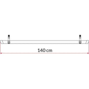 Fiamma Rail Quick 140 Red L80 Only (98656M291) - Fiamma wall installation adapters enabling secure awning mounting across different vehicle types - My Fiamma