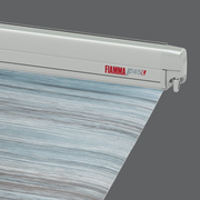 F45L 550 Wall Installation Awning - Fiamma wall-mounted awnings for caravans and motorhomes providing shade and sheltered outdoor space - My Fiamma