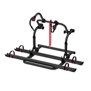 Carry-Bike Pro C – Alternate Frame Deep Black (Motorhomes, 2–4 bikes, Rail Plus) - Fiamma bike racks for motorhomes and campervans designed for secure, reliable bicycle transport on the road - My Fiamma
