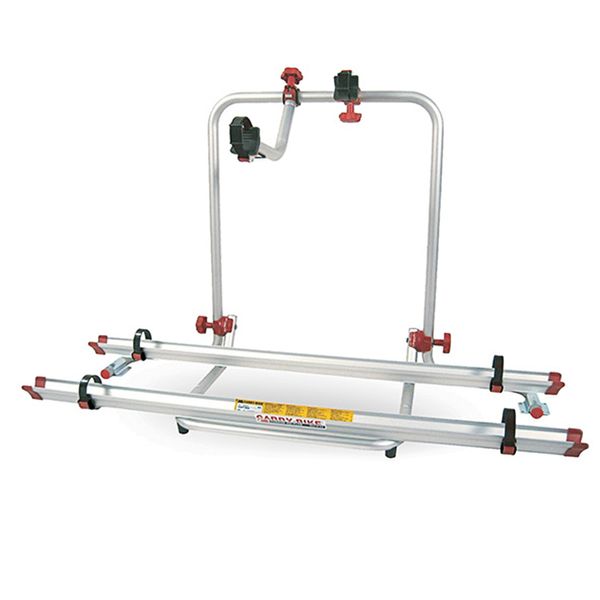 Carry-Bike Garage Plus (Rail Quick Pro, 2–4 bikes / 2 E-Bikes, max load 60kg, 128 × 49 × 78cm) - Fiamma bike racks for motorhomes and campervans designed for secure, reliable bicycle transport on the road - My Fiamma