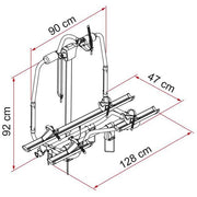 Fiamma Carry-Bike Caravan Active (02096-05-) - Fiamma bike racks for motorhomes and campervans designed for secure, reliable bicycle transport on the road - My Fiamma