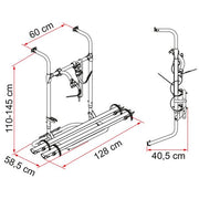 Fiamma Carry-Bike Simple Plus 200 (02093A36A) - Fiamma bike racks for motorhomes and campervans designed for secure, reliable bicycle transport on the road - My Fiamma