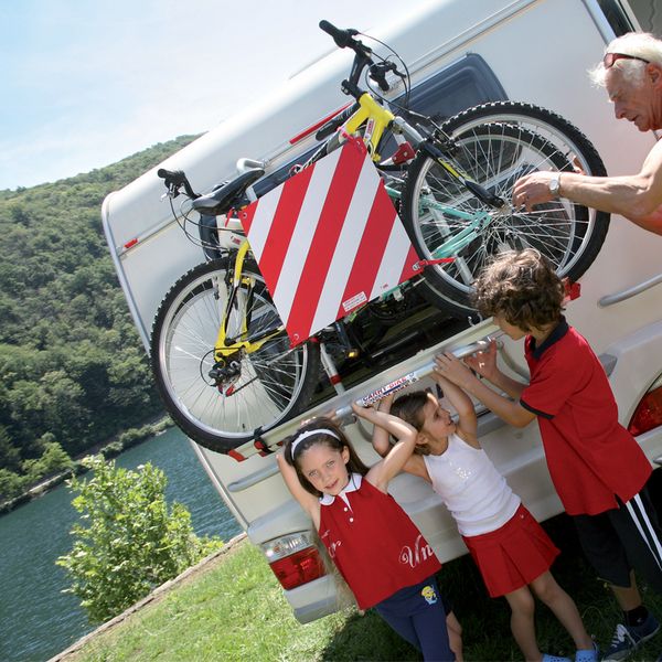 Fiamma Carry-Bike Simple Plus 200 (02093A36A) - Fiamma bike racks for motorhomes and campervans designed for secure, reliable bicycle transport on the road - My Fiamma