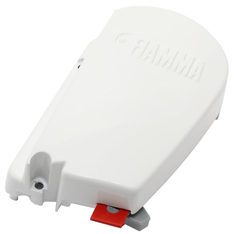 Fiamma F70 Left Hand End Cap White (98673-130) - Fiamma wall installation adapters enabling secure awning mounting across different vehicle types - My Fiamma