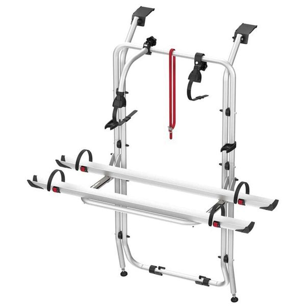 Fiamma Carry-Bike Vivaro / Trafic / Talento (fits Renault Trafic II, Opel Vivaro A, Vauxhall Vivaro A, Nissan Primastar I–II 2001–2014 H1, Rail Plus, 2–4 bikes / 2 E-Bike) - Fiamma bike racks for motorhomes and campervans designed for secure, reliable bicycle transport on the road - My Fiamma