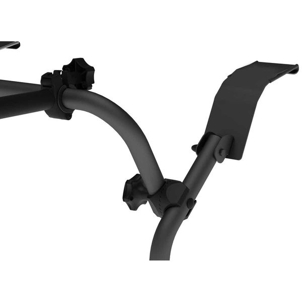 Fiamma Carry-Bike Ford Transit Custom Nugget / Nugget Plus Highroof (fits Nugget / Nugget Plus raised roof ?2012–?2023, Rail Plus, 2–3 bikes / 2 E-Bike, Deep Black) - Fiamma bike racks for motorhomes and campervans designed for secure, reliable bicycle transport on the road - My Fiamma