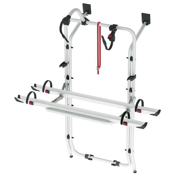 Fiamma Carry-Bike Mercedes Vito (fits Viano I, Vito I, Marco Polo I with single rear door 1996–2003, Rail Plus, 2–4 bikes / 2 E-Bike) - Fiamma bike racks for motorhomes and campervans designed for secure, reliable bicycle transport on the road - My Fiamma