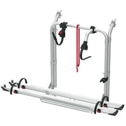 Fiamma Carry-Bike 200 D (Alu) fits Fiat Ducato I 1981–1994 H1/H2, Ducato II / Boxer I / Jumper I 1994–1999 H2; Ford Transit MK3–MK7 1987–2014 H1/H2/H3; Transit MK8 2014 H3 - Fiamma bike racks for motorhomes and campervans designed for secure, reliable bicycle transport on the road - My Fiamma