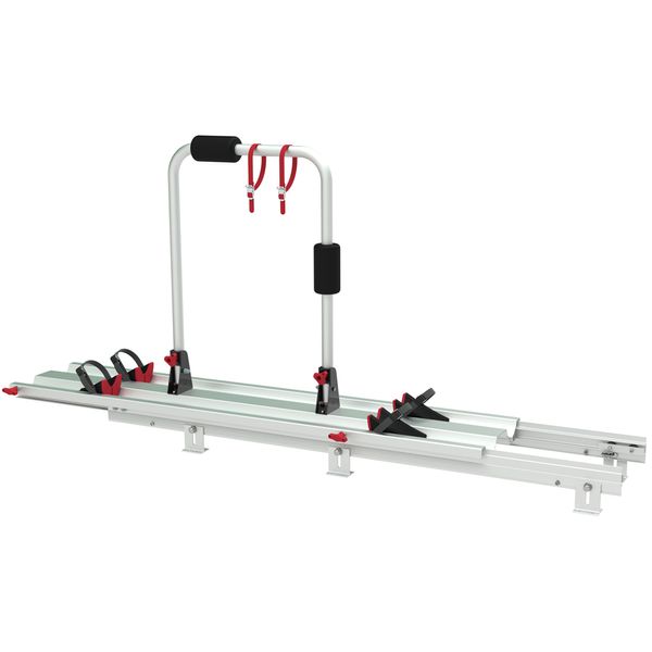 Carry-Bike Garage Slide Pro Bike (Sliding system, 2 bikes, max load 50kg, 145 × 34 × 74cm closed) - Fiamma bike racks for motorhomes and campervans designed for secure, reliable bicycle transport on the road - My Fiamma