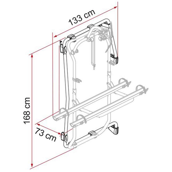 Fiamma Kit Frame Sprinter (Stainless steel frame, for Mercedes Spri ...