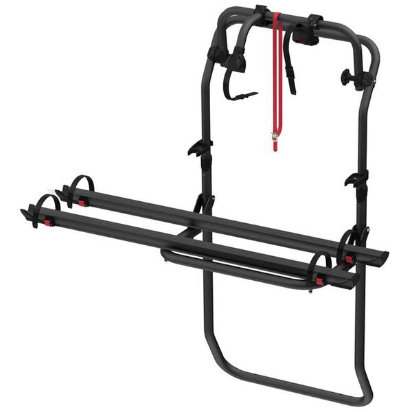 Carry-Bike DJ (Deep Black) - Fiamma bike racks for motorhomes and campervans designed for secure, reliable bicycle transport on the road - My Fiamma