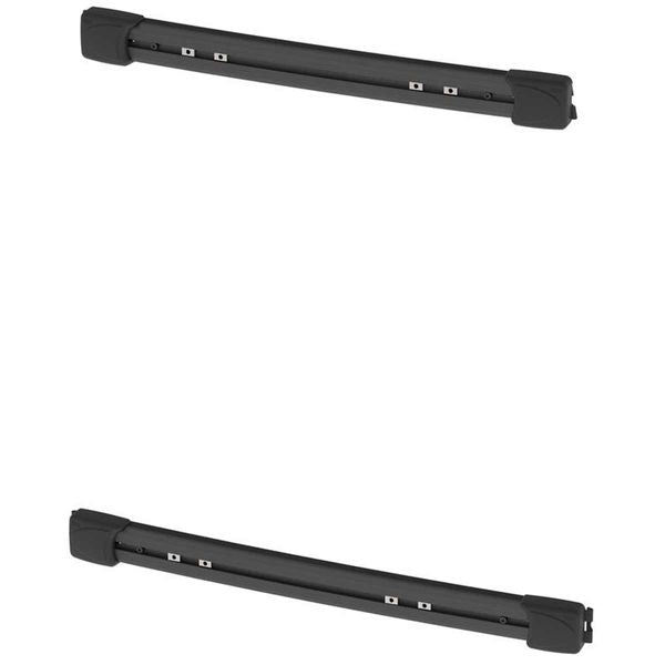 Fiamma Kit Bars DJ Crafter 2017 / MAN TGE 2017 (Deep Black) - Fiamma bike racks for motorhomes and campervans designed for secure, reliable bicycle transport on the road - My Fiamma