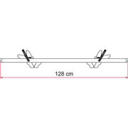 Rail Premium S (Premium Quick, sliding, 128cm, 1.7kg) - Fiamma bike rack accessories providing enhanced security, mounting options and travel practicality - My Fiamma