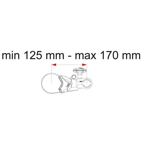 Fiamma Bike-Block Pro S 1 Deep Black (08831-01A) - Fiamma bike rack accessories providing enhanced security, mounting options and travel practicality - My Fiamma
