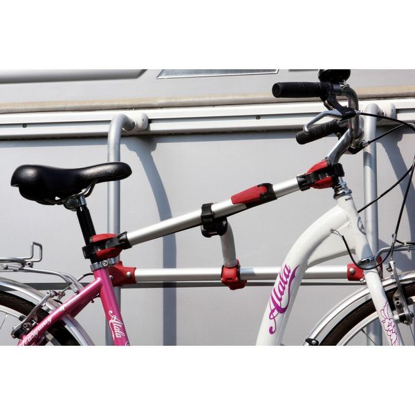 Fiamma Bike Frame Adapter (aluminium 6060 bar for ladies’ bikes, BMXs, and bikes without centre bar, 0.5kg) - Fiamma locking systems for motorhomes and caravans offering secure door and storage protection while travelling - My Fiamma
