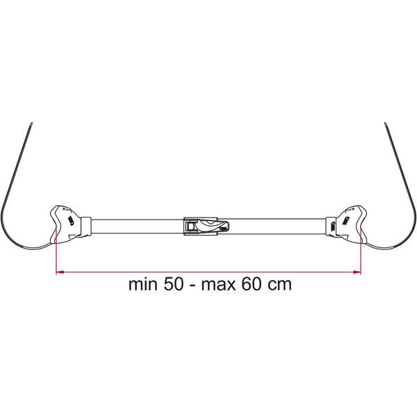 Fiamma Bike Frame Adapter (aluminium 6060 bar for ladies’ bikes, BMXs, and bikes without centre bar, 0.5kg) - Fiamma locking systems for motorhomes and caravans offering secure door and storage protection while travelling - My Fiamma