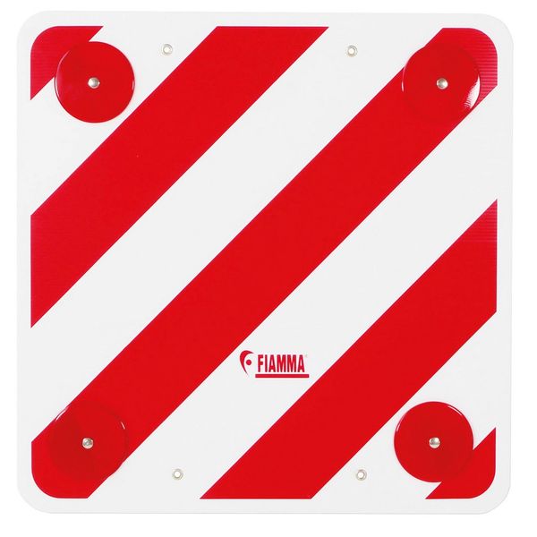 Fiamma Plastic Signal (non type-approved plastic protruding load sign with 4 reflectors, 50×50cm, 0.2kg) - Fiamma Carry-Bike accessories and covers offering weather protection and enhanced functionality for mounted bike racks - My Fiamma