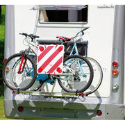 Fiamma Plastic Signal (non type-approved plastic protruding load sign with 4 reflectors, 50×50cm, 0.2kg) - Fiamma Carry-Bike accessories and covers offering weather protection and enhanced functionality for mounted bike racks - My Fiamma