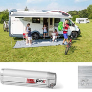 F45s 260 - VW T5 / T6 C - Wall Installation Awning - Fiamma wall-mounted awnings for caravans and motorhomes providing shade and sheltered outdoor space - My Fiamma