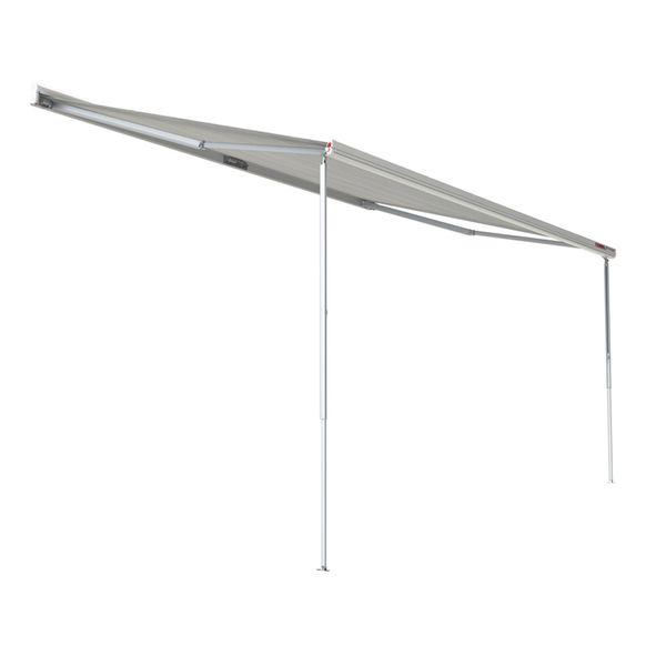 F45s PSA - Wall Installation Awning - Fiamma wall-mounted awnings for caravans and motorhomes providing shade and sheltered outdoor space - My Fiamma