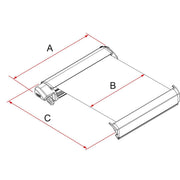 Fiamma F80S 370 Awning Deep Black Case Royal Grey Fabric Motorhome Caravan Van - Fiamma wall installation adapters enabling secure awning mounting across different vehicle types - My Fiamma