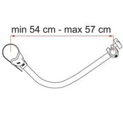 Fiamma Bike-Block Pro 4 - Deep Black 04133L01A - Fiamma wall installation adapters enabling secure awning mounting across different vehicle types - My Fiamma