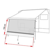 Fiamma Sun View XL 325 Front Panel (08184-11-) - Fiamma panels and enclosures for caravans and motorhomes, designed to create shaded, sheltered outdoor living spaces - My Fiamma