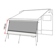 Fiamma Blocker 450 (07972-05-) - Fiamma panels and enclosures for caravans and motorhomes, designed to create shaded, sheltered outdoor living spaces - My Fiamma