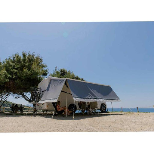 Fiamma Side Block 3/4 Length Caravanstore (08836-01-) - Fiamma panels and enclosures for caravans and motorhomes, designed to create shaded, sheltered outdoor living spaces - My Fiamma