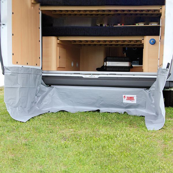Rear Skirting Ducato - Fiamma panels and enclosures for caravans and motorhomes, designed to create shaded, sheltered outdoor living spaces - My Fiamma