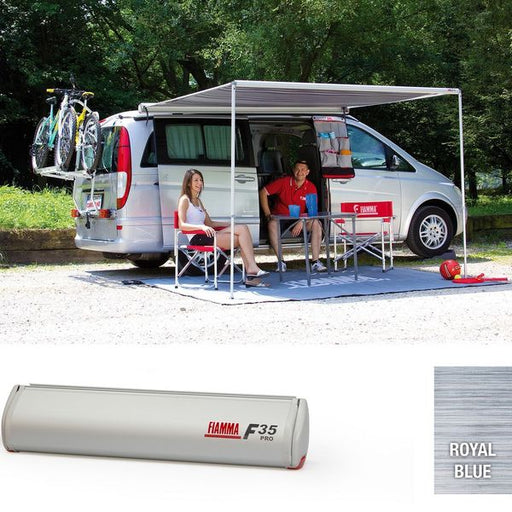 F35pro 300 Rail Installation Awning - Fiamma rail-mounted awnings offering flexible installation on vans with factory or aftermarket fit rails - My Fiamma