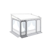 Panel R (Extension 130 cm) - Fiamma panels and enclosures for caravans and motorhomes, designed to create shaded, sheltered outdoor living spaces - My Fiamma