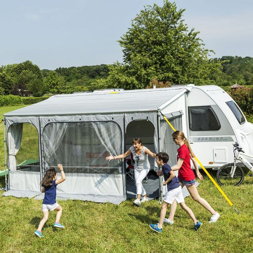 Panel R (Extension 130 cm) - Fiamma panels and enclosures for caravans and motorhomes, designed to create shaded, sheltered outdoor living spaces - My Fiamma